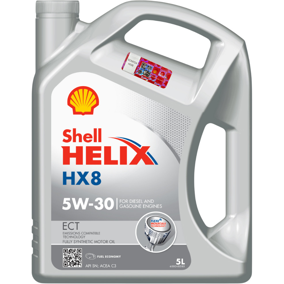 Моторна олива Shell Helix HX8 ECT 5W-30, 5 л, фото 1