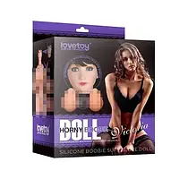 Силіконова секс-лялька брюнетка Boobie Super Love Doll Brunette, Телесный
