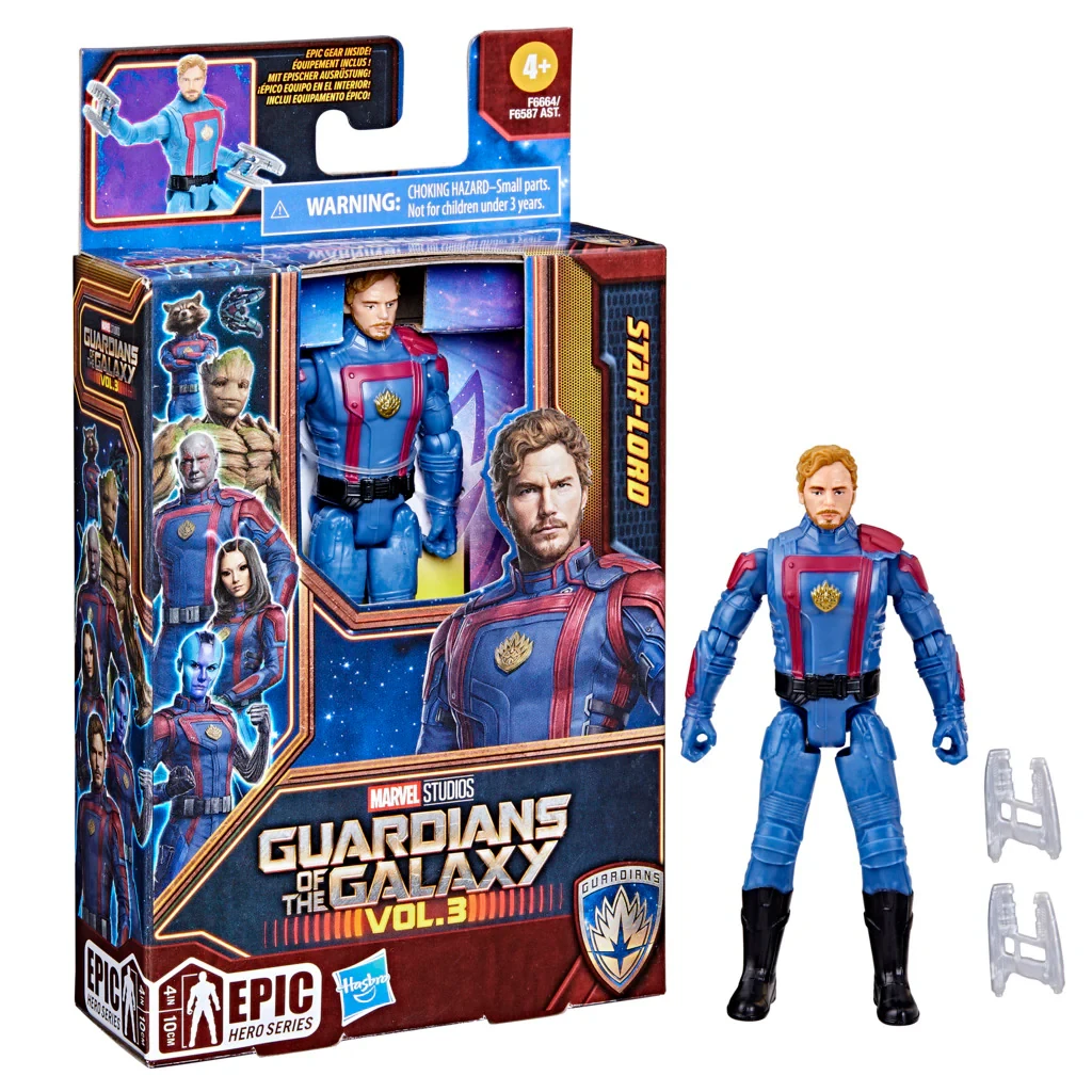 Фігурка Star-Lord Marvel Studios Guardians of the Galaxy Vol.3 Зоряний Лорд з аксесуарами Вартові Галактики