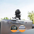 Фігурка-слайдер в автомобіль "Ведмедик-скейтер", 10х8,8см / Автомобільна іграшка на торпеду, фото 6