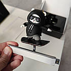 Фігурка-слайдер в автомобіль "Ведмедик-скейтер", 10х8,8см / Автомобільна іграшка на торпеду, фото 8