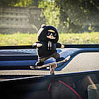 Фігурка-слайдер в автомобіль "Ведмедик-скейтер", 10х8,8см / Автомобільна іграшка на торпеду, фото 2