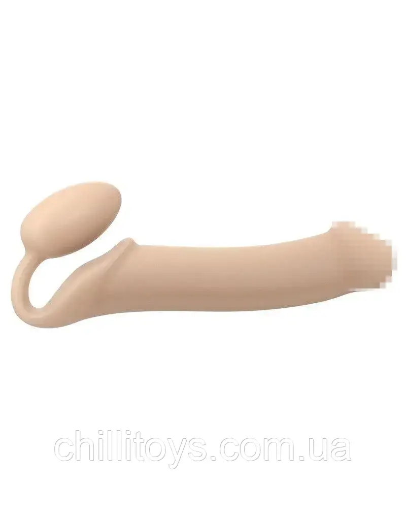 Безремінний страпон Strap-On-Me Flesh XL, повністю регульований, діаметр 4,5 см, фото 1