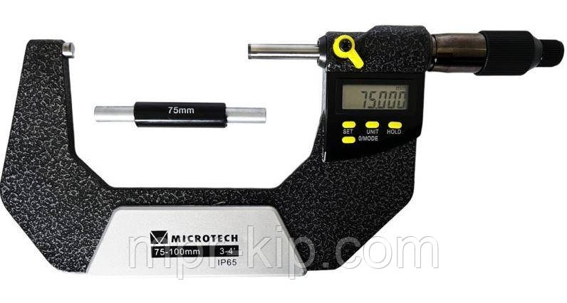 Мікрометр цифровий МКЦ-75 Ф IP65, діапазон 50-75 мм, дискретність 0,001 мм, RS-232, держреєстр №У1987-95, Україна, фото 1