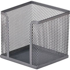 Бокс для паперів металевий BM.6215-24 100х100х100мм сріблястий (1/12)