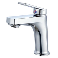 Змішувач для умивальника Plamix Lucas-001 SET Chrome з підведенням (PM0707)