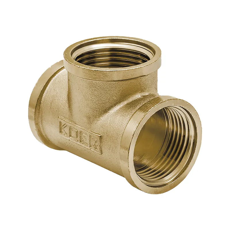 Трійник ВВВ Koer KF.T10F.WN - 1'' (без нікелю) (KR3038), фото 1