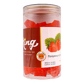 Мармелад зі смаком Полуниця, King, баночка 500г