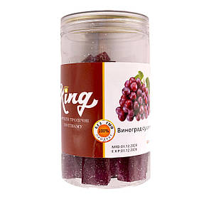 Мармелад зі смаком Виноград, King, баночка 500г