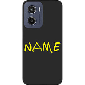 Саме чохол бампер Case для Motorola Moto E15 друк на чохлі