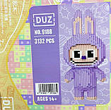 Конструктор у формі бузкового зайчика Magic Blocks (33 см) 1034, фото 3