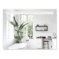 Дзеркало Mixxus STRONG MR05-100x60 з Led Touch, Anti-fog, димером, регулятором яскравості, годинником (MI6009)