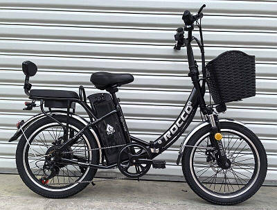 Електровелосипед 20" Corso ROCCO RC-01108 500W 48V 20Ah чорний