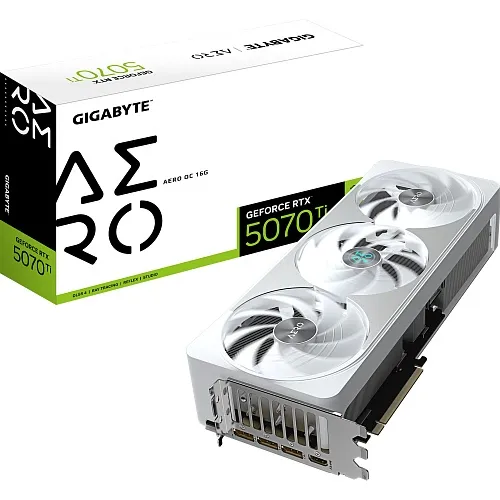 Відеокарта Gigabyte GeForce RTX 5070 Ti AERO OC 16G (GV-N507TAERO OC-16GD)