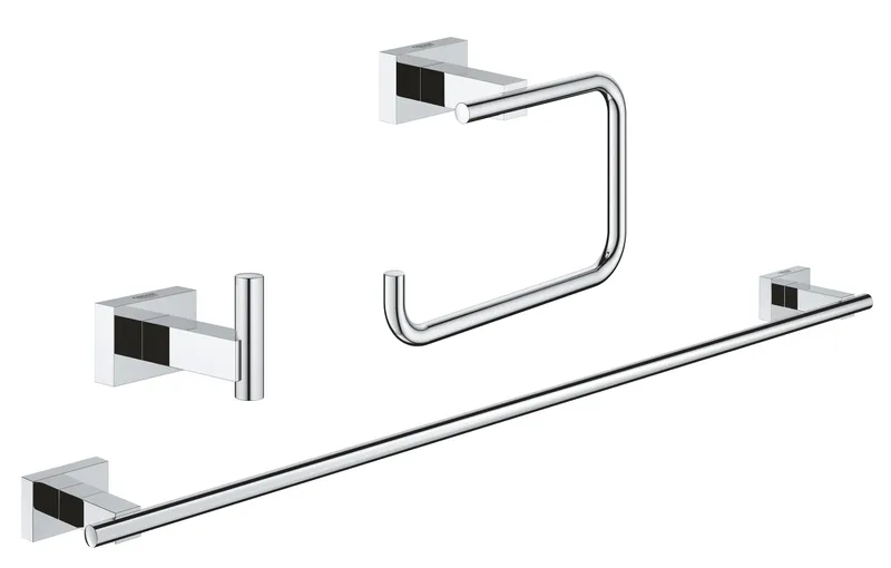 Набір аксесуарів 3 в 1 Grohe Essentials Cube New (40777001), фото 1
