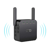 Підсилювач сигналу Wi Fi 300 Mбіт/с Репітер Shenzhen Century ретранслятор вай фай чорний