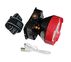 Налобний ліхтарик LED HL6 5W 6500K 3/10H 100/300L 3,7V 2A IP53 TechnoSystems