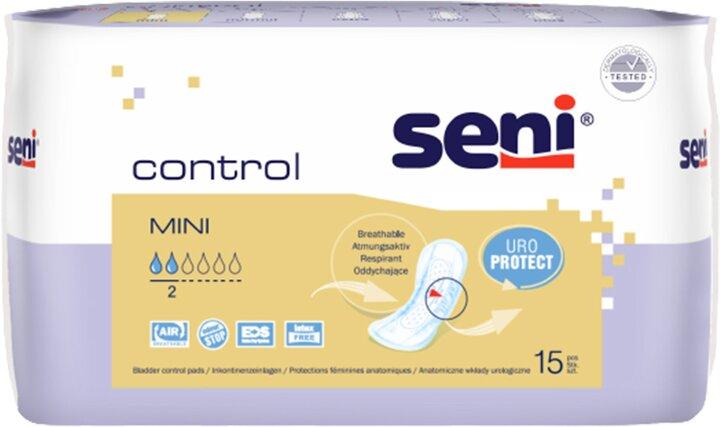 Прокладки урологічні Seni Control mini 15 шт. 2 крап.
