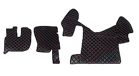 Килимки в салон Рено Преміум RENAULT PREMIUM 2004 чорний екошкіра