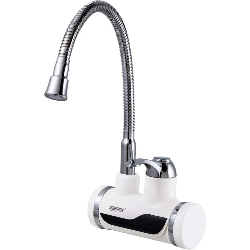 Проточний водонагрівач Zerix ELW02-EFWP (з індик. темп. і УЗО) (ZX2806), фото 1