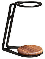 Станція BOLD II Wooden для приготування кави, Стенд тримач для Пуровера Чорний