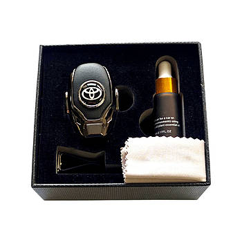 Ароматизатор в авто, автопарфюм Toyota, нікель