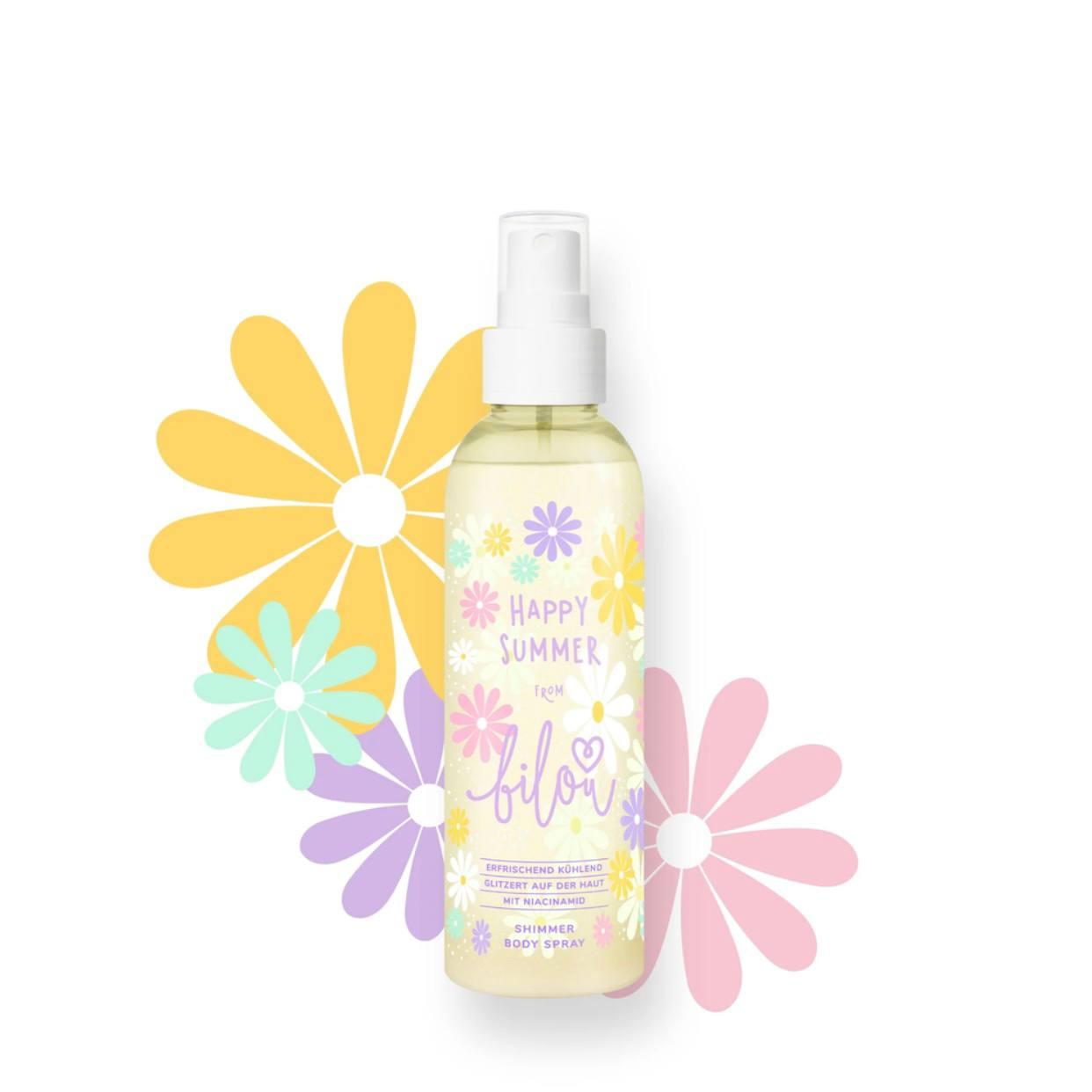 Спрей для тіла з шиммером Bilou Happy Summer 150 мл