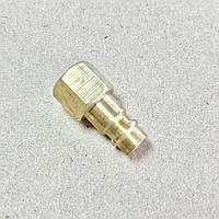 Перехідник із внутрішньою різьбою 1/4" на відповідну частину швидкорознімного з'єднання INTERTOOL PT-1848