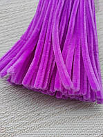 Декоративний пухнастий дріт Бузковий (за 1 шт)