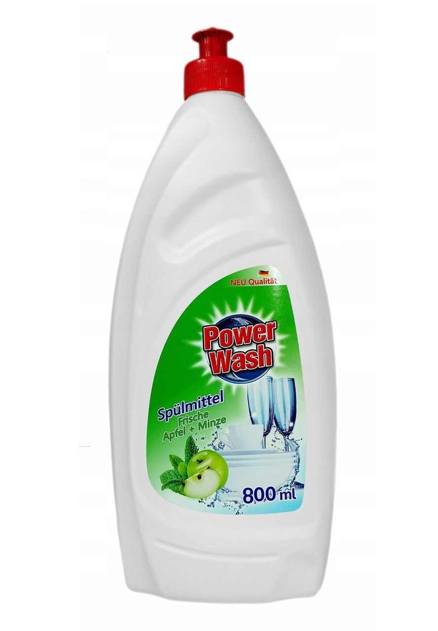 Засіб для миття посуду Power Wash Яблуко і м′ята 800 мл