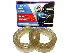 Автобафери 138х45мм СИЛІКОН міжвиткові подушки, що амортизують, в пружини 2шт (вр-во Impact Protection)