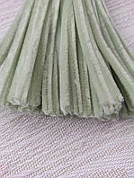 Декоративний пухнастий дріт Фісташковий ( за 1 шт),