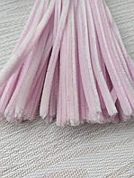 Декоративний пухнастий дріт світло Рожевий (за 1 шт)