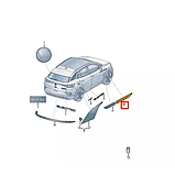 Емблема напис PRO S крила переднього правого VOLKSWAGEN ID.4 (після 2021р) OEM 11K853688MIE, фото 3