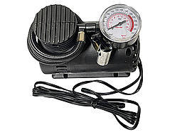 Автомобільний компресор Air Compressor в прикурювач (з манометром) ЧОРНИЙ 12В, 300 psi