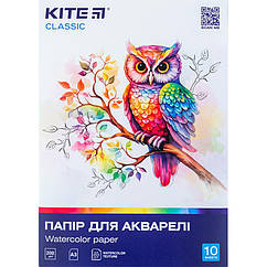 Папка для акварелі А3 10арк K-268 200г/м2 Kite Classic