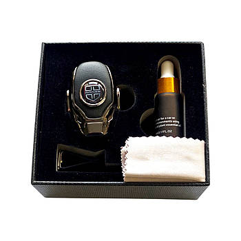 Ароматизатор в авто, автопарфюм Dodge, нікель