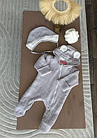 Літній комбінезон для новонародженого , комбінезон муслін дитячий, легкий комбінезон з мусліну Angelok-child