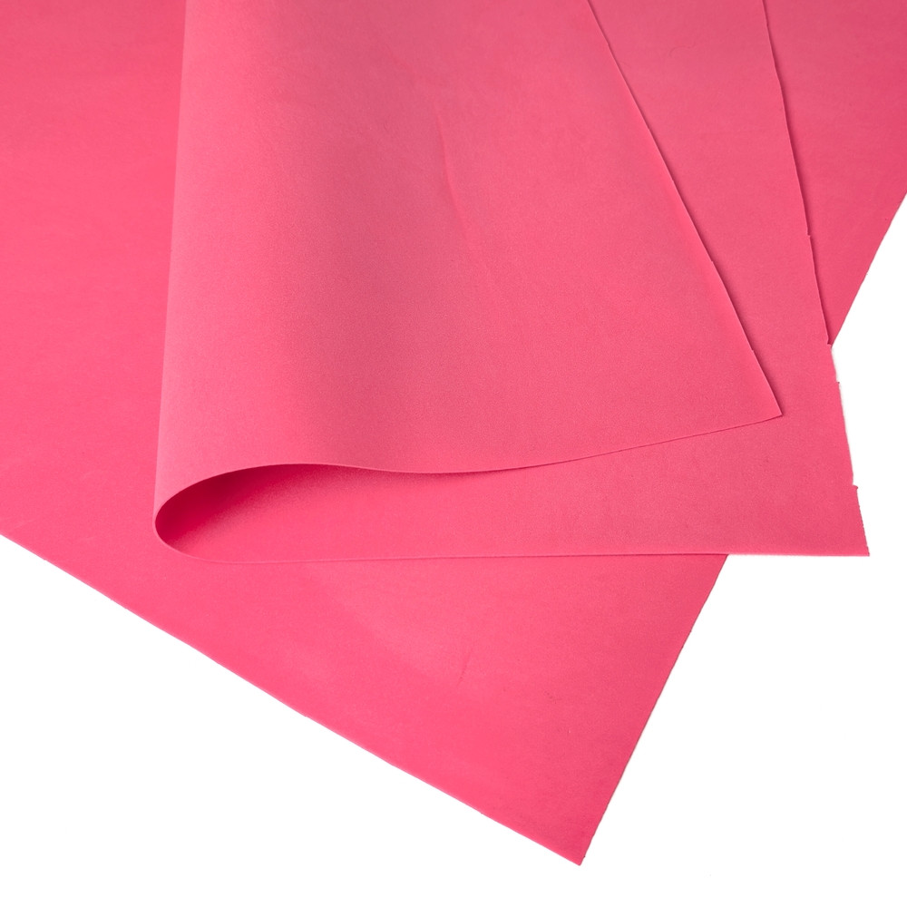 Фоаміран шовковий МАЛИНОВИЙ, 50x46 см, 0.8 мм, Китай, фото 1