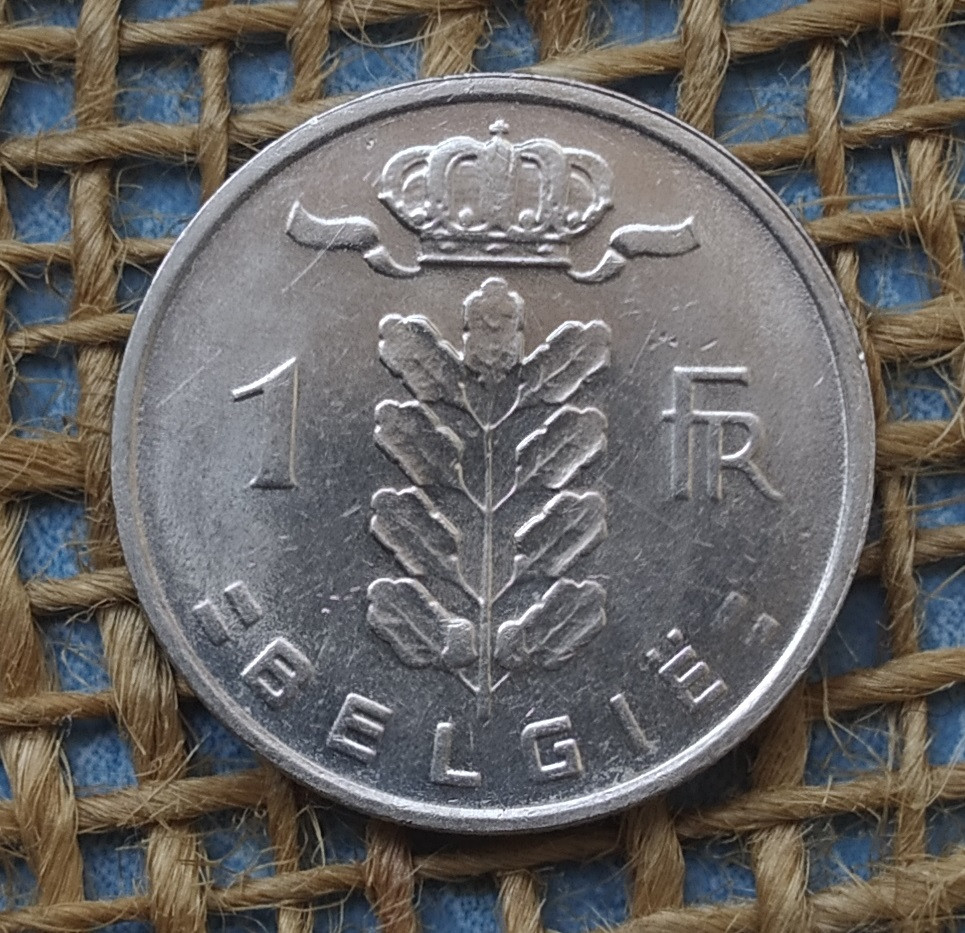 1 франк 1981 року. Бельгiя