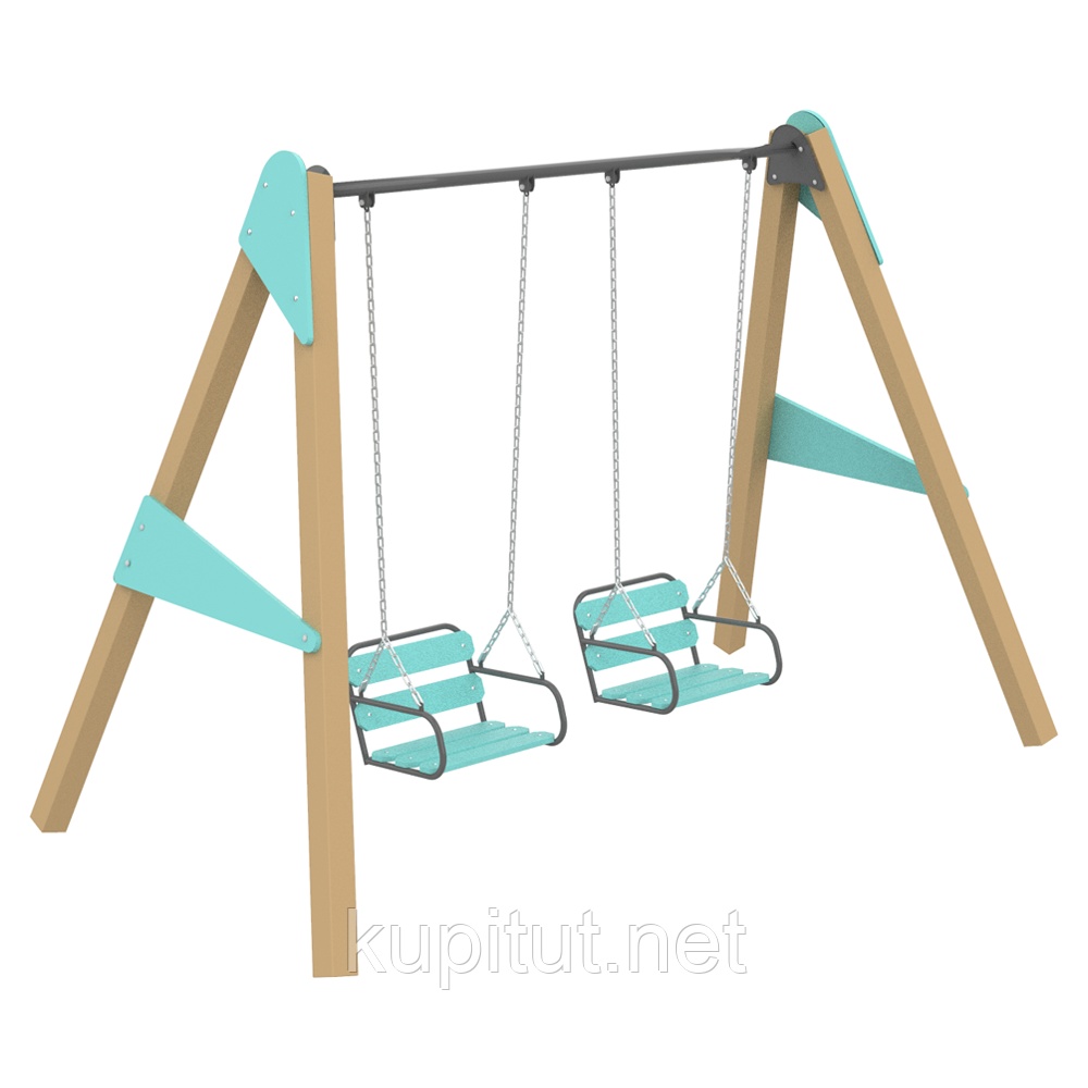 Гойдалка Geom Double KIDIGO, фото 1