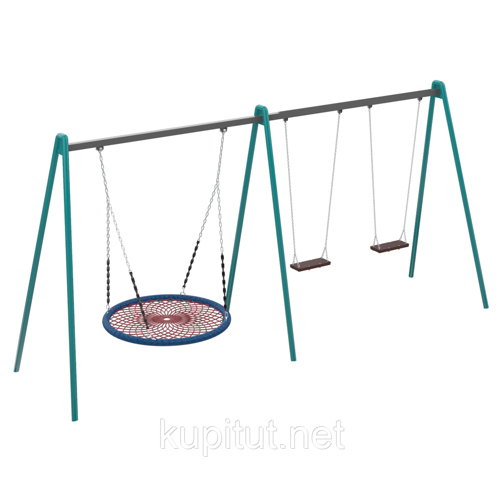 Гойдалка Triple Fun Metal KIDIGO, фото 1