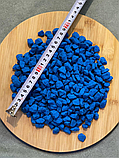 Декоративний камінь патріотичний 10кг жовто-синій 5-10мм щебінь фарбований для ландшафту та клумб mlk, фото 4