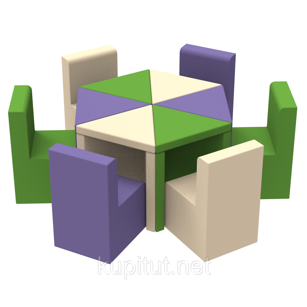 Комплект дитячих меблів Цвітик KIDIGO, фото 1