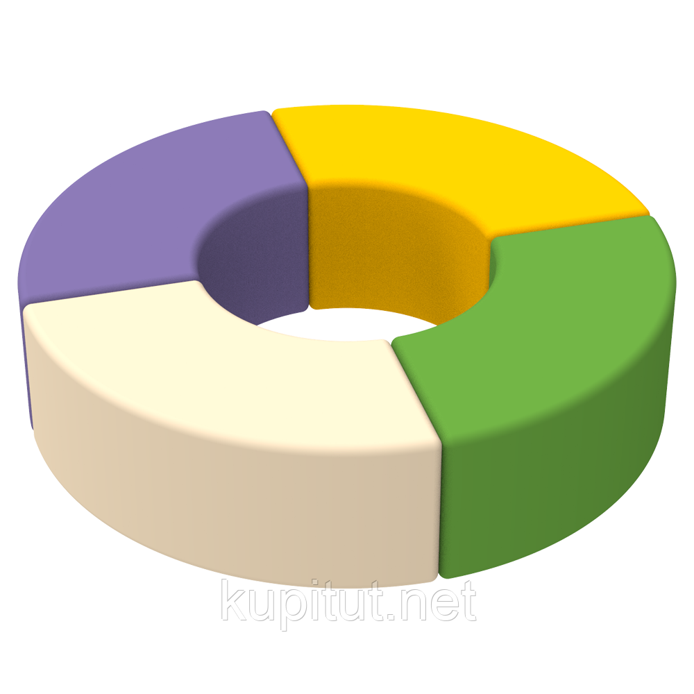 Комплект дитячих пуфів Орбіта KIDIGO, фото 1