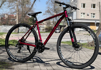 Велосипед гірський спортивний 29" Kinetic STORM червоний на зріст 175-185 см