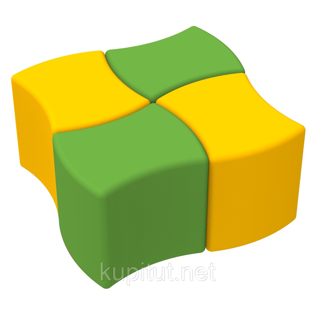 Комплект дитячих пуфів Пазл KIDIGO, фото 1