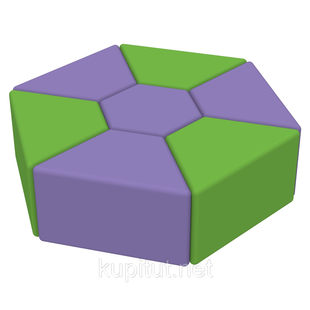 Комплект дитячих пуфів Семицвітик KIDIGO, фото 1