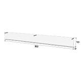 Полиця EKOSTAR настінна 900х100х40, фото 3