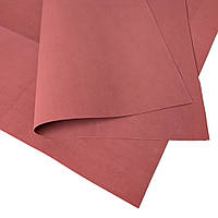 Фоаміран шовковий БОРДОВИЙ, 50x46 см, 0.8 мм, Китай